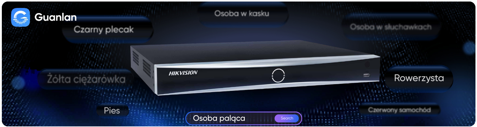 Rejestrator DS-7616NXI-I2/VPro z technologią GuanLan Technologia GuanLan - Rejestrator DS-7616NXI-I2/VPro